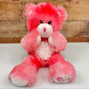 Build a Bear BaBw Pink Hearts Bear Magnetic Paws